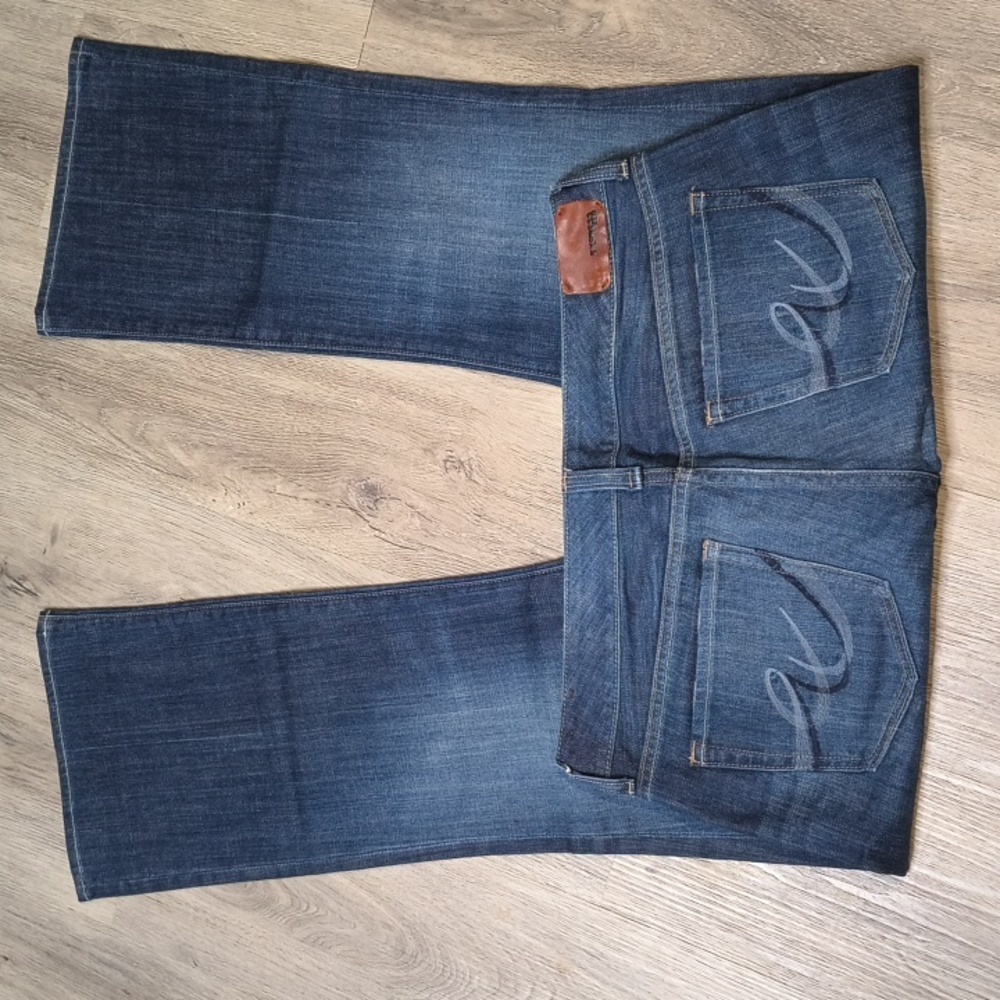 sac302 ❤️Express Stella Boot Cut Low Rise Size 10 w/ 28" Inseam Jeans - Picture 2 of 8